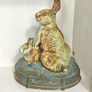 Cast Iron Rabbit Door Stop